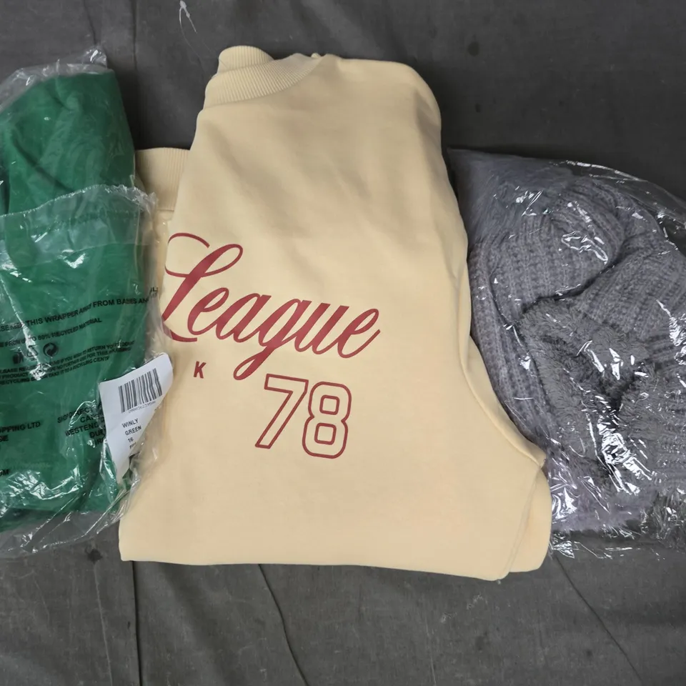 APPROXIMATELY 25 ASSORTED CLOTHING AND FASHION PRODUCTS IN VARIOUS STYLES AND SIZES - COLLECTION ONLY