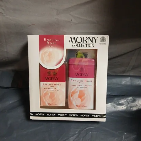 MORNY COLLECTION ENGLISH ROSE GIFT SET – SOAP & BODY POWDER