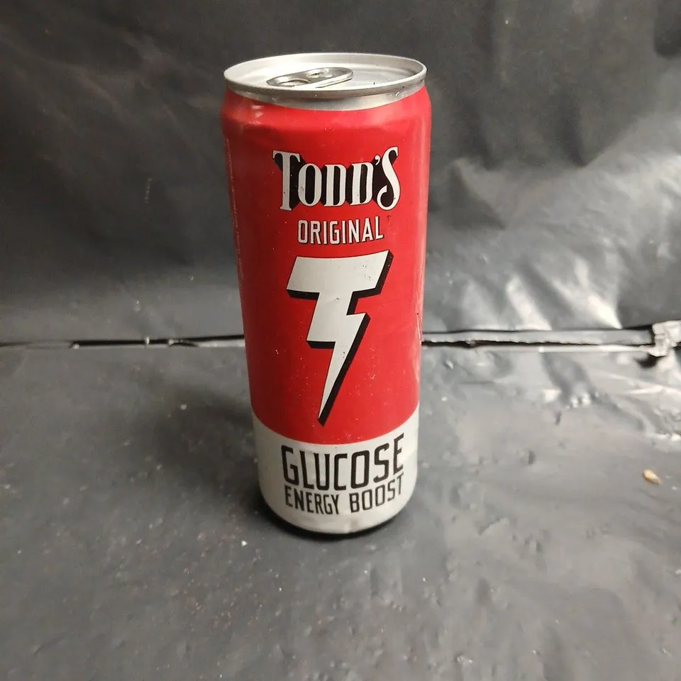 TOTE OF APPROXIMATELY 20 TODD'S ORIGINAL GLUCOSE ENERGY BOOST DRINKS 330ML - COLLECTION ONLY