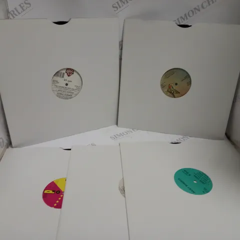 APPROXIMATELY 10 ASSORTED VINYL DISKS FROM VARIOUS ARTISTS TO INCLUDE EUGENE WILDE, OASIS, WADE O BROWN ETC