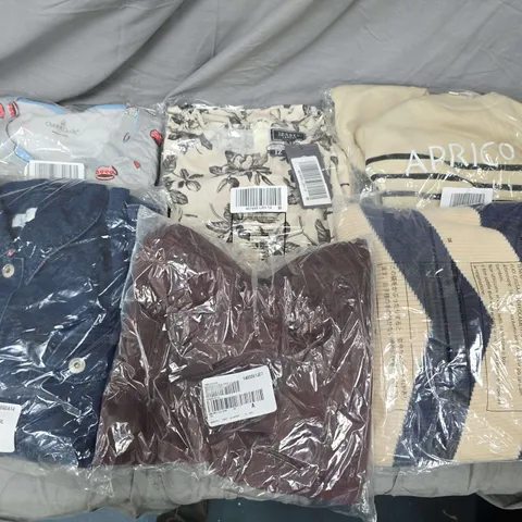 APPROXIMATELY 20 ASSORTED CLOTHING ITEMS IN VARIOUS STYLES, SIZES & COLOURS TO INCLUDE BRANDS SUCH AS APRICOT, IZABEL LONDON, RUTH LANGSFORD, ETC - COLLECTION ONLY