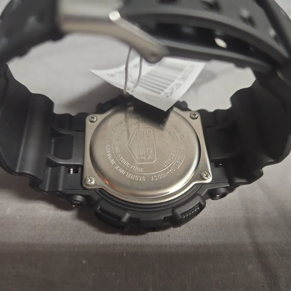 CASIO G-SHOCK WATCH – BLACK RESIN, YELLOW ACCENTS