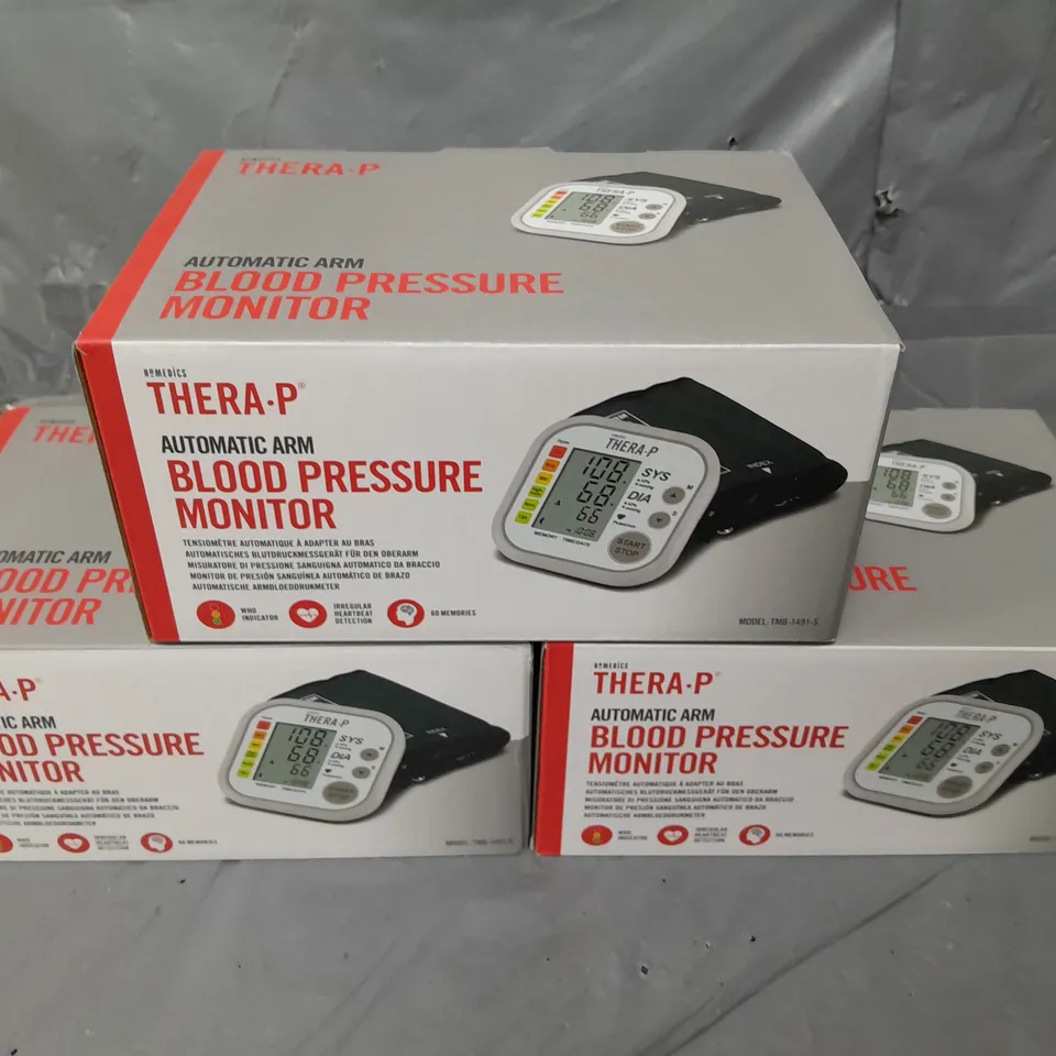 3 BOXED HOMEDICS THERAP AUTOMATIC ARM BLOOD PRESURE MONITOR