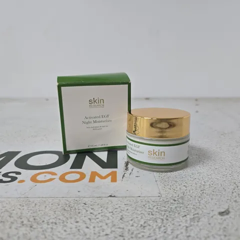SKIN RESEARCH ACTIVATED EGF NIGHT MOISTURISER 50ML – BOXED