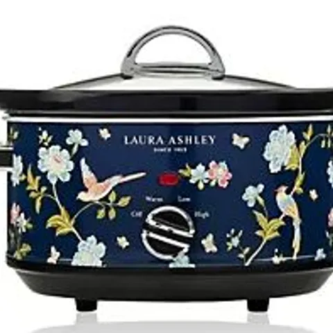 LAURA ASHLEY 3.5L SLOW COOKER IN NAVY ELVEDEN