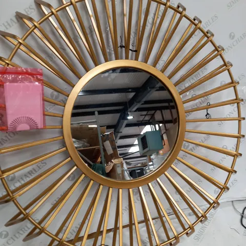MY HOME STORIES METAL WALL MIRROR - COLLECTION ONLY