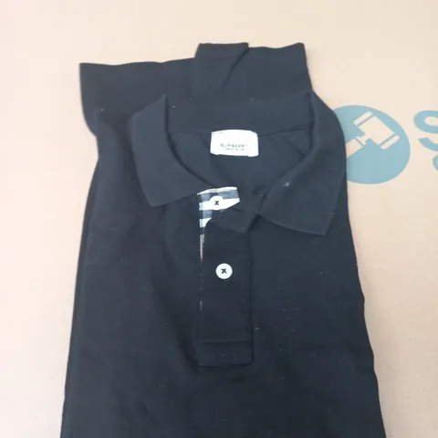 BURBERRY POLO SHIRT IN BLACK - SIZE UNSPECIFIED