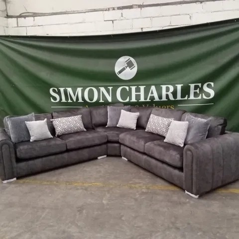 AMARA CORNER GROUP SOFA - CHARCOAL