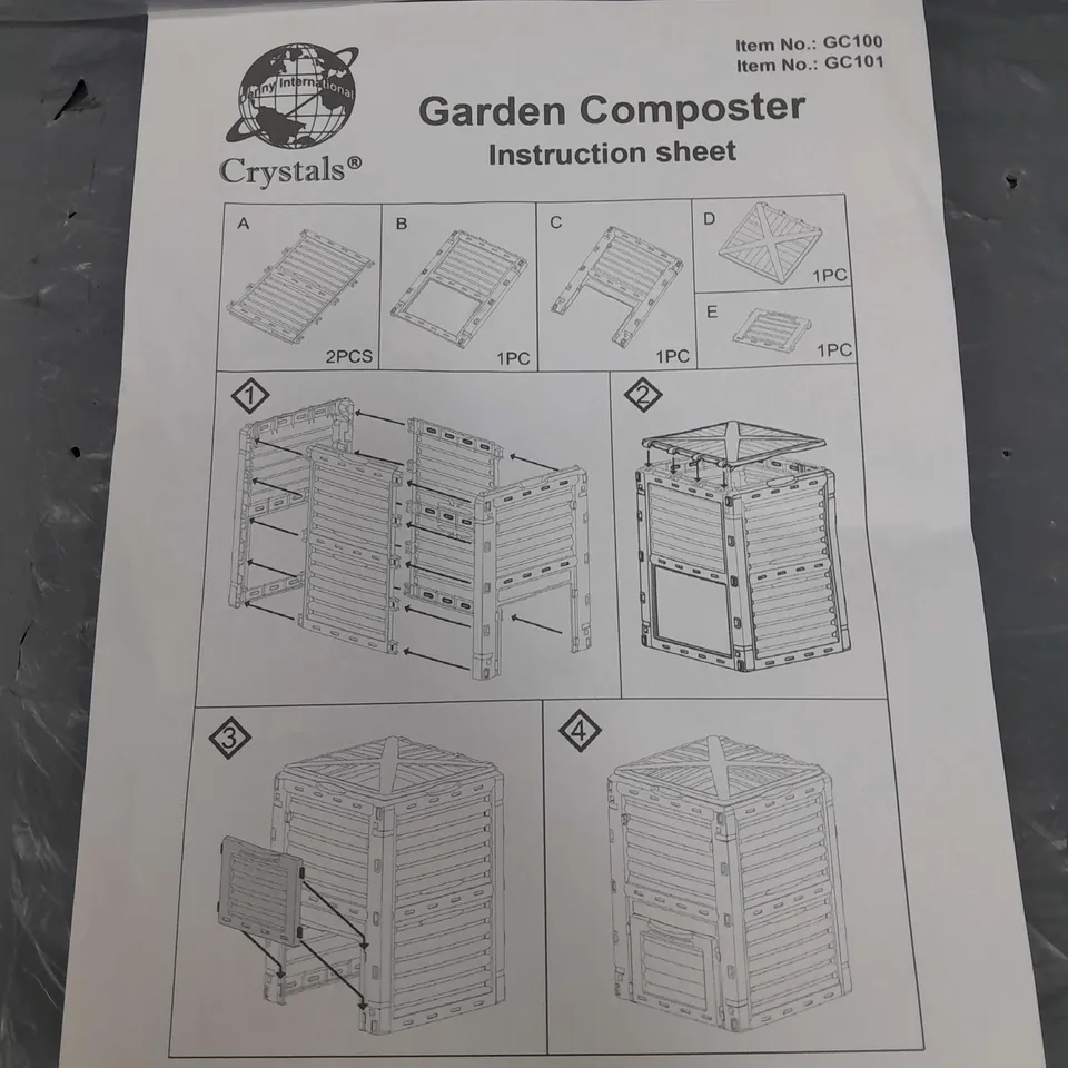 CRYSTALS GARDEN COMPOSTER