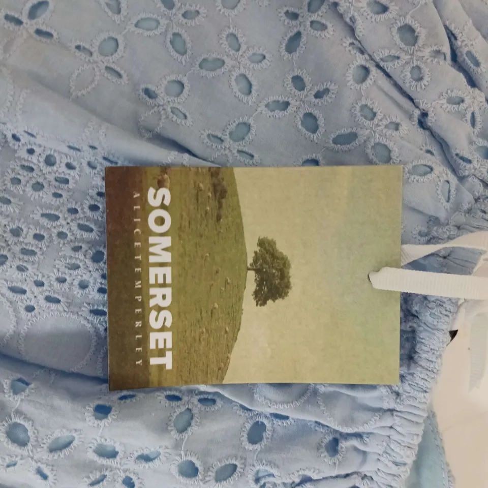 SOMERSET ALICE TEMPERLEY BLUE BLOUSE SIZE 8