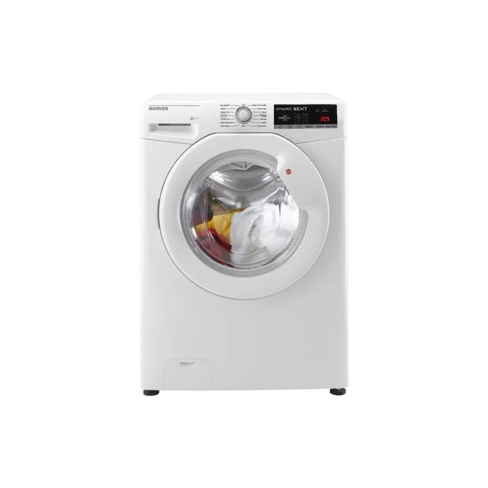 REFURBISHED HOOVER DXOA 410C3/1-80 SMART FREESTANDING 9KG 1400 SPIN WASHING MACHINE WHITE