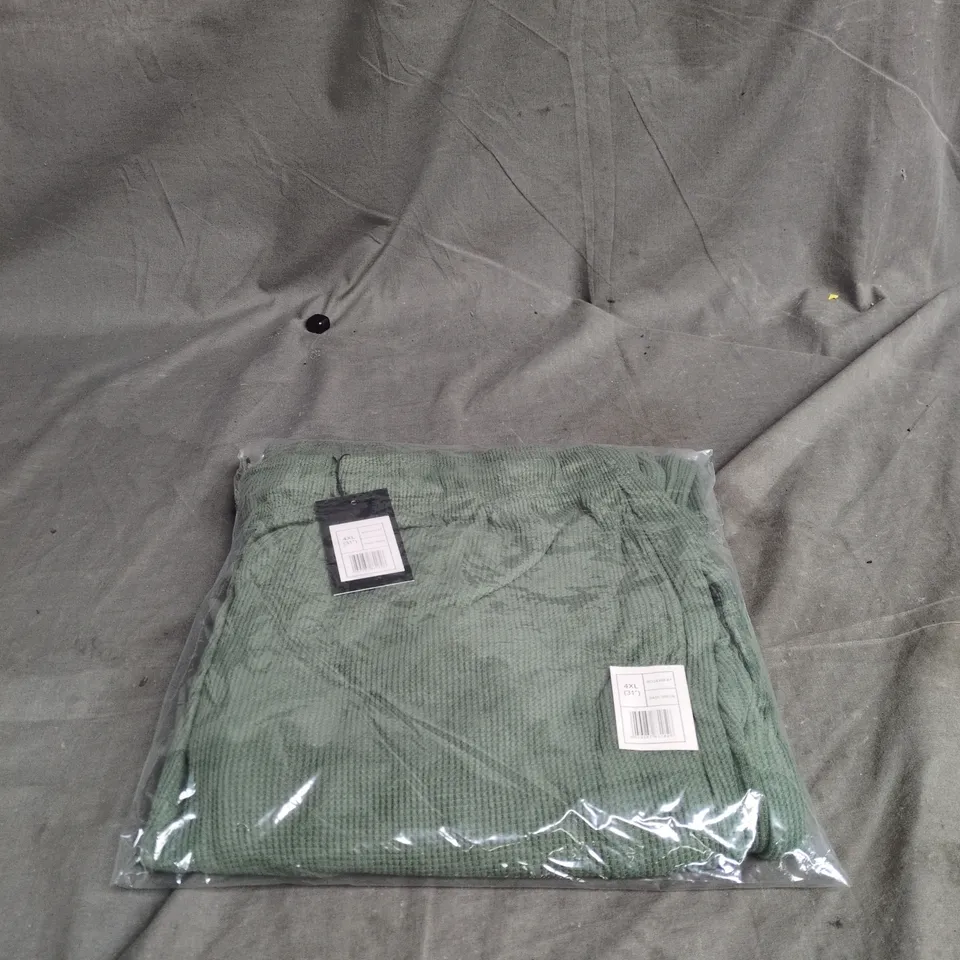 BIGDUDE 4XL 31" SAGE GREEN TROUSERS BAGGED