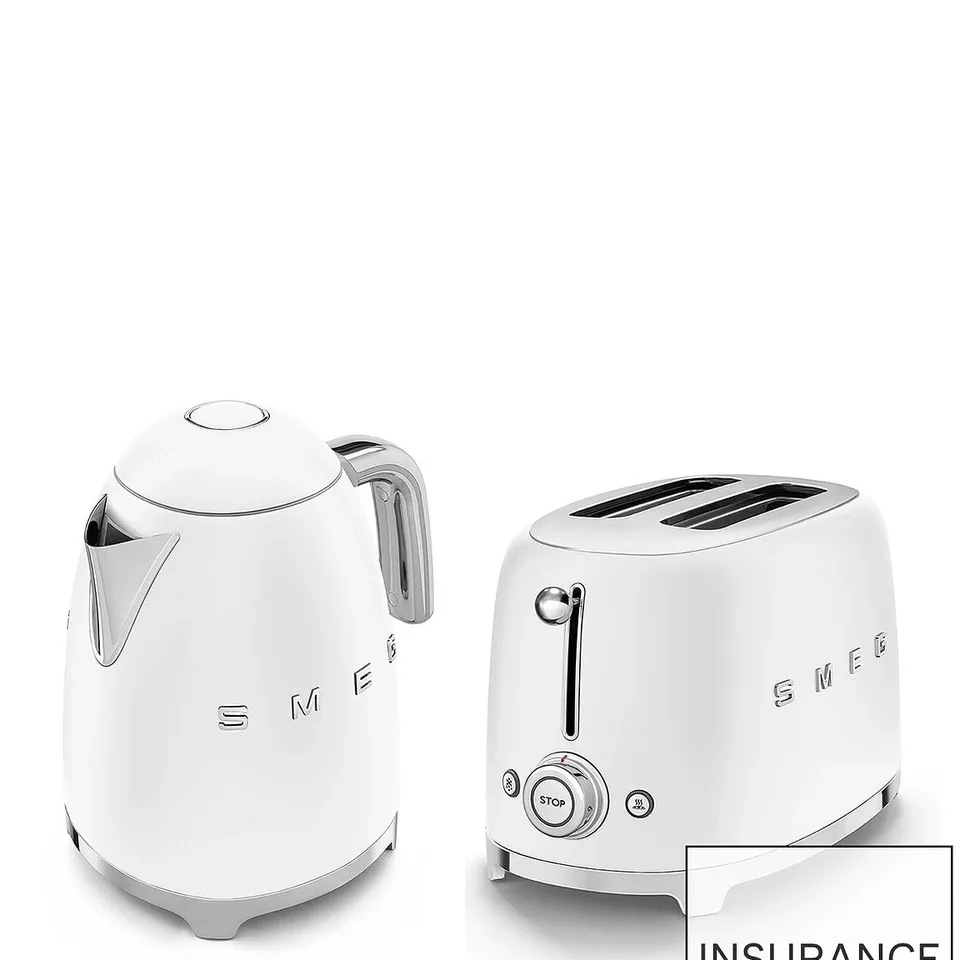 SMEG 50'S STYLE RETRO 1.7L KETTLE & MULTI-FUNCTIONAL 2-SLICE TOASTER