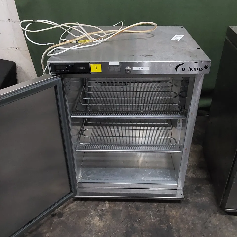 WILLIAMS LA135SA R290 R1 AMBER COMMERCIAL UNDER COUNTER FREEZER