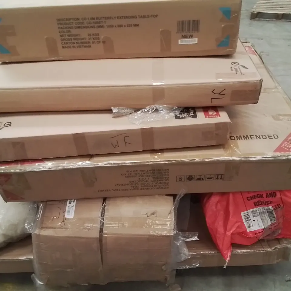 PALLET CONTAINING VARIOUS ASSORTED HOUSEHOLD CUSTOMER RETURNS 
