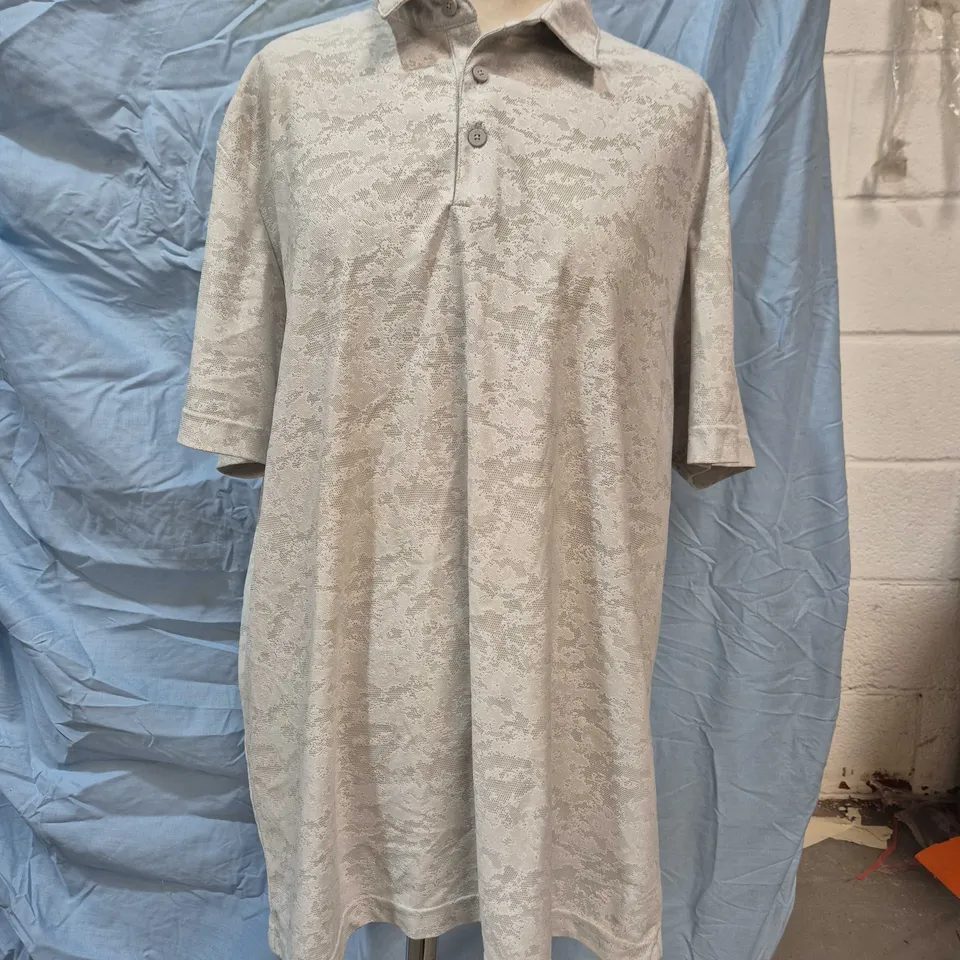 ADIDAS CAMOUFLAGE POLO – UK XL – MADE IN THAILAND