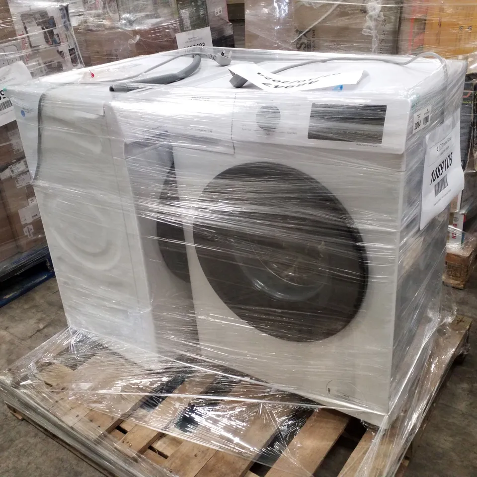 2X HISENSE FREESTANDING 9 KG WASHING MACHINE - UNPROCESSED RAW RETURNS