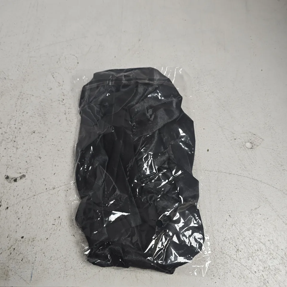 SATIN NIGHT SLEEPING BONNETS – BLACK (JDB-3010-BL) - TOTE OF APPROXIMATLEY 10