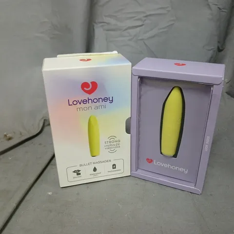 LOVEHONEY MON AMI BULLET MASSAGER IN YELLOW