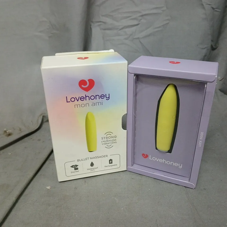LOVEHONEY MON AMI BULLET MASSAGER IN YELLOW