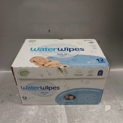 BOXED WATERWIPES BABY WIPES 12 PACKS