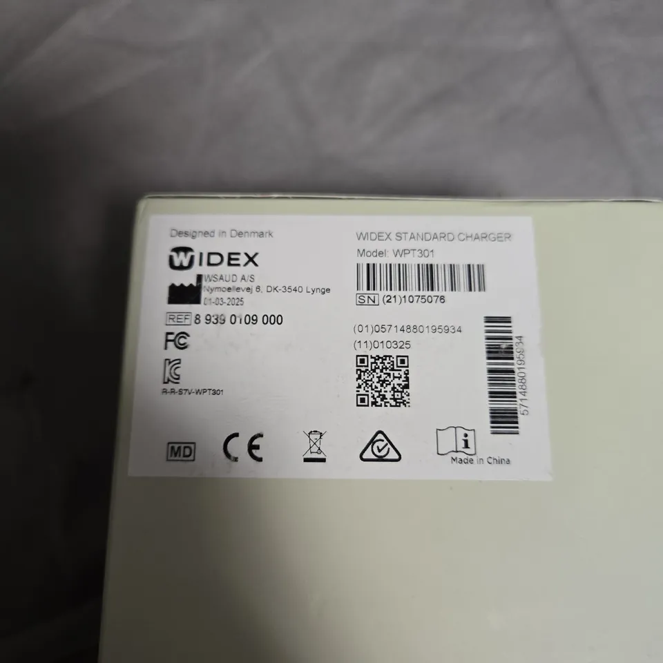 WIDEX STANDARD CHARGER WPT301