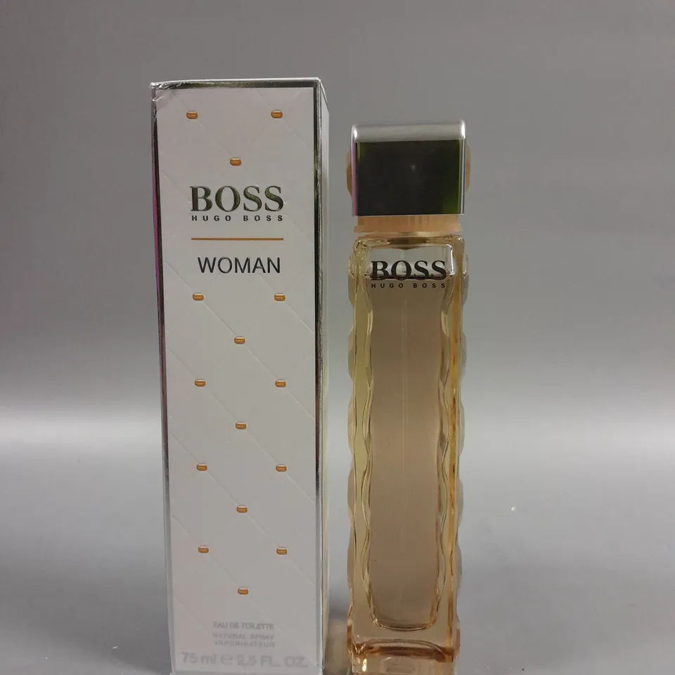 BOXED BOSS ORANGE WOMAN 75ML EAU DE TOILETTE RRP £75