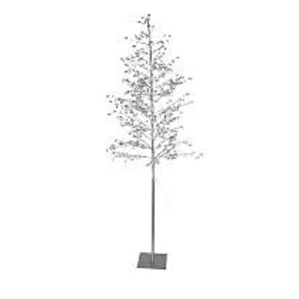 BOXED ALISON CORK PRE LIT JEWELED TREE IN SILVER - COLLECTION ONLY