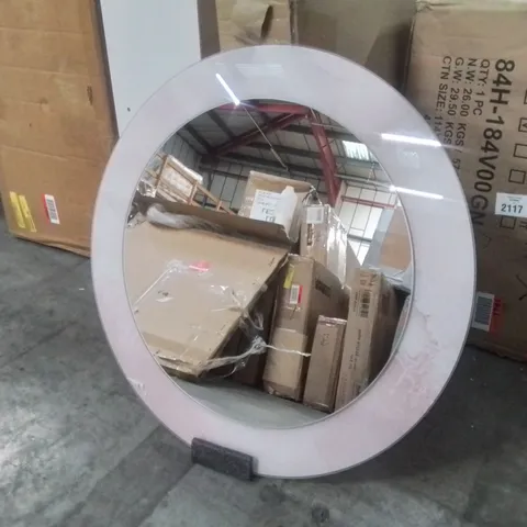 BOXED HULDER GLASS FLAT WALL MIRROR