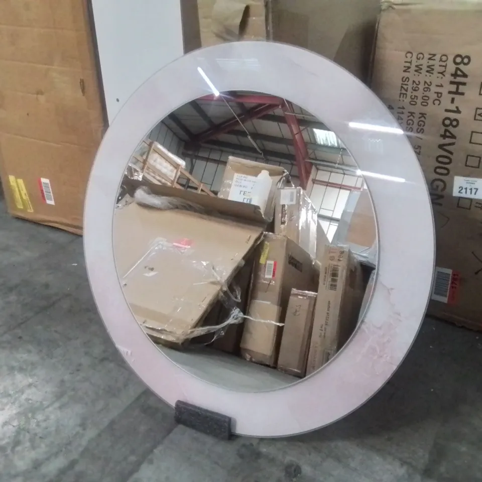 BOXED HULDER GLASS FLAT WALL MIRROR