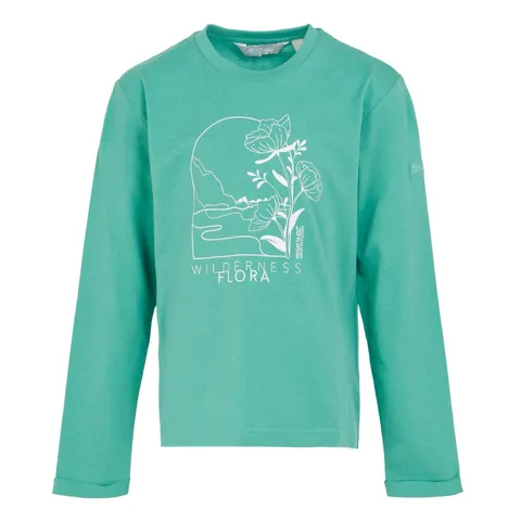 BRAND NEW REGATTA WENBIE 2 T-SHIRT IN GREEN - UK 11/12 YRS