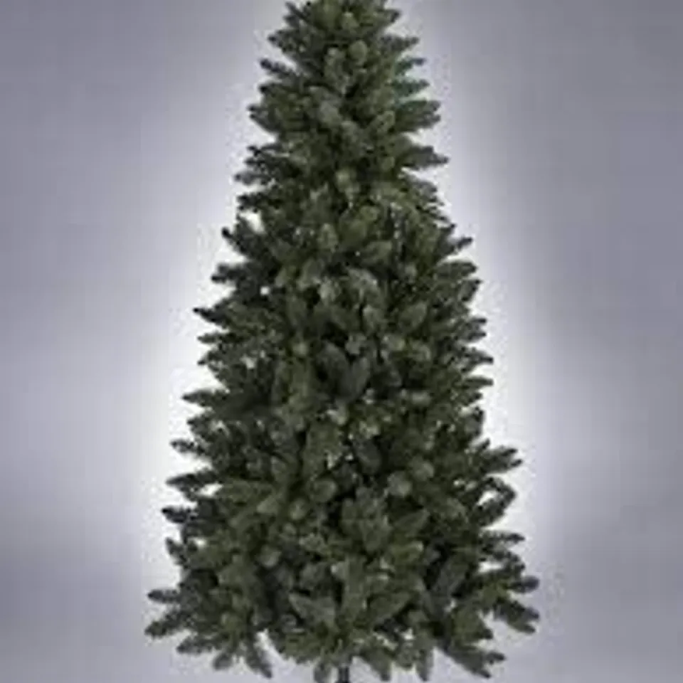 BOXED 6FT PRE-LIT OZARK BLUE SPRUCE SLIM TREE RRP £129.9