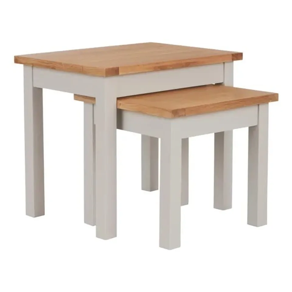 BOXED BROMLEY NEST OF TABLES, GREY (1 BOX)