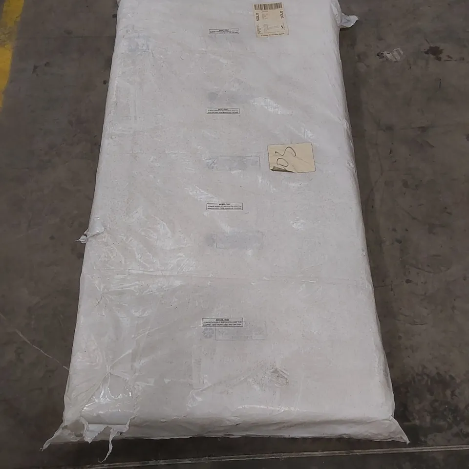 QUALITY BAGGED OBABY FIBRE COT MATTRESS // SIZE: 1400mm X 700mm X 100mm