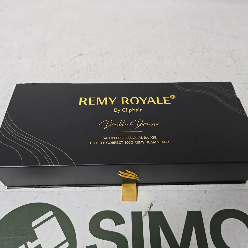 CLIPHAIR REMY ROYALE DOUBLE DRAWN HAIR EXTENSIONS – 100% REMY HUMAN HAIR, BOXED