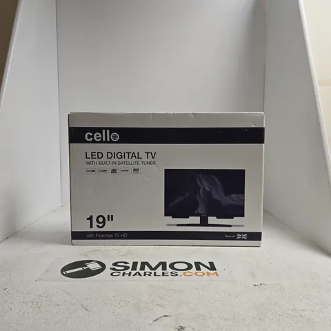CELLO 19-INCH LED DIGITAL TV WITH BUILT-IN SATELLITE TUNER & FREEVIEW HD