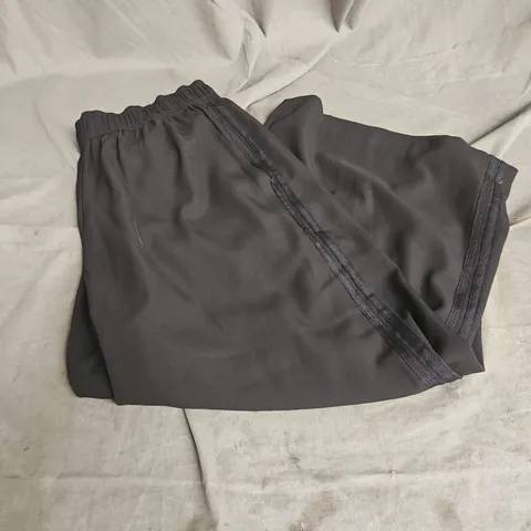 HUSH WIDE LEG CROPPED TROUSERS IN BLACK SIZE 10