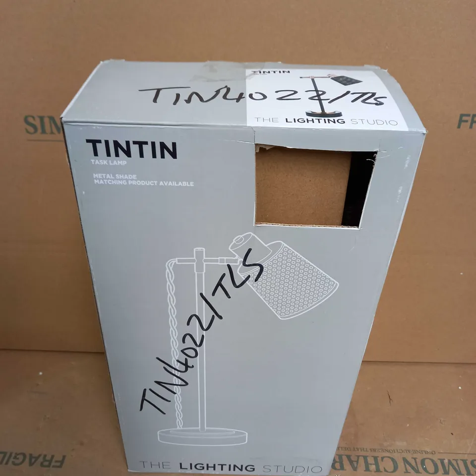 THE LIGHTING STUDIO TIN TIN TASK LAMP - METAL SHADE