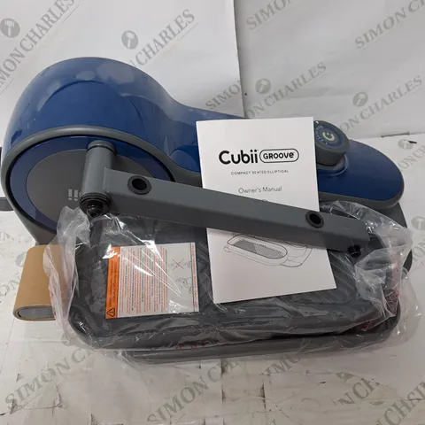 CUBII GROOVE SEATED ELIPTICAL STEPPER - NAVY