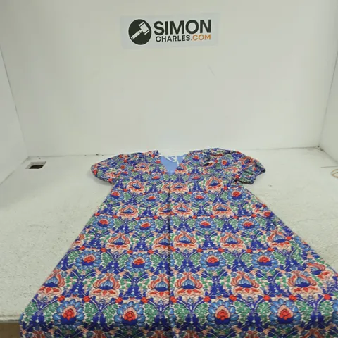 HELENE BERMAN LONDON FLORAL PRINT DRESS – UK SIZE 10, MADE IN ENGLAND