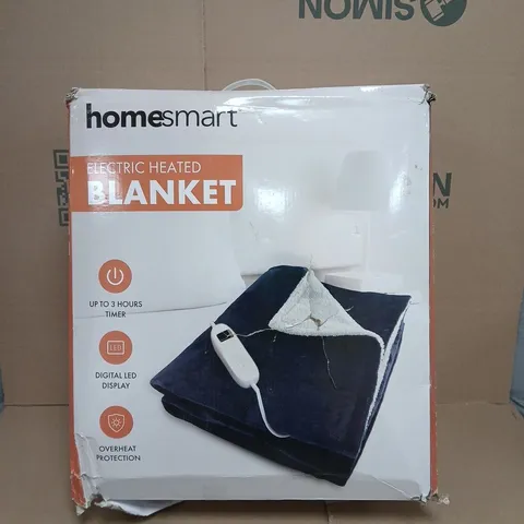 BOXED HOMESMART ELECTRIC HEATED BLANKET