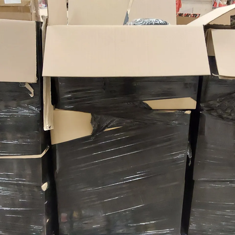 PALLET OF ASSORTED ITEMS INCLUDING: MENS ANIME JUMPER, GLASS SCREEN PROTECTOR, PICTURE MOUNTS, MINI EASEL, DOG LEAD, HOSE PIPE SPITTER