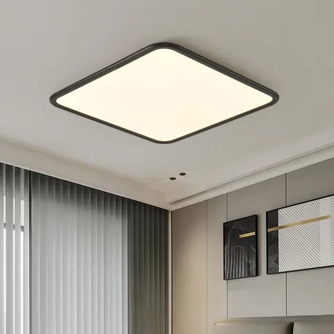 BOXED DESHUNDA 1-LIGHT 50CM SIMPLE SQUARE LED FLUSH MOUNT