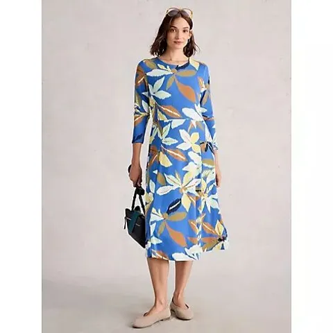 WHITE STUFF MADELINE JERSEY DRESS - SIZE 16