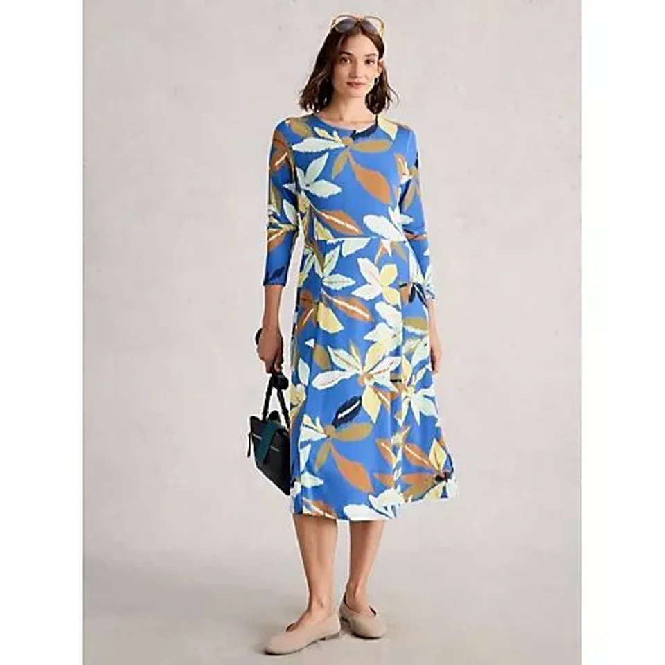 WHITE STUFF MADELINE JERSEY DRESS - SIZE 16