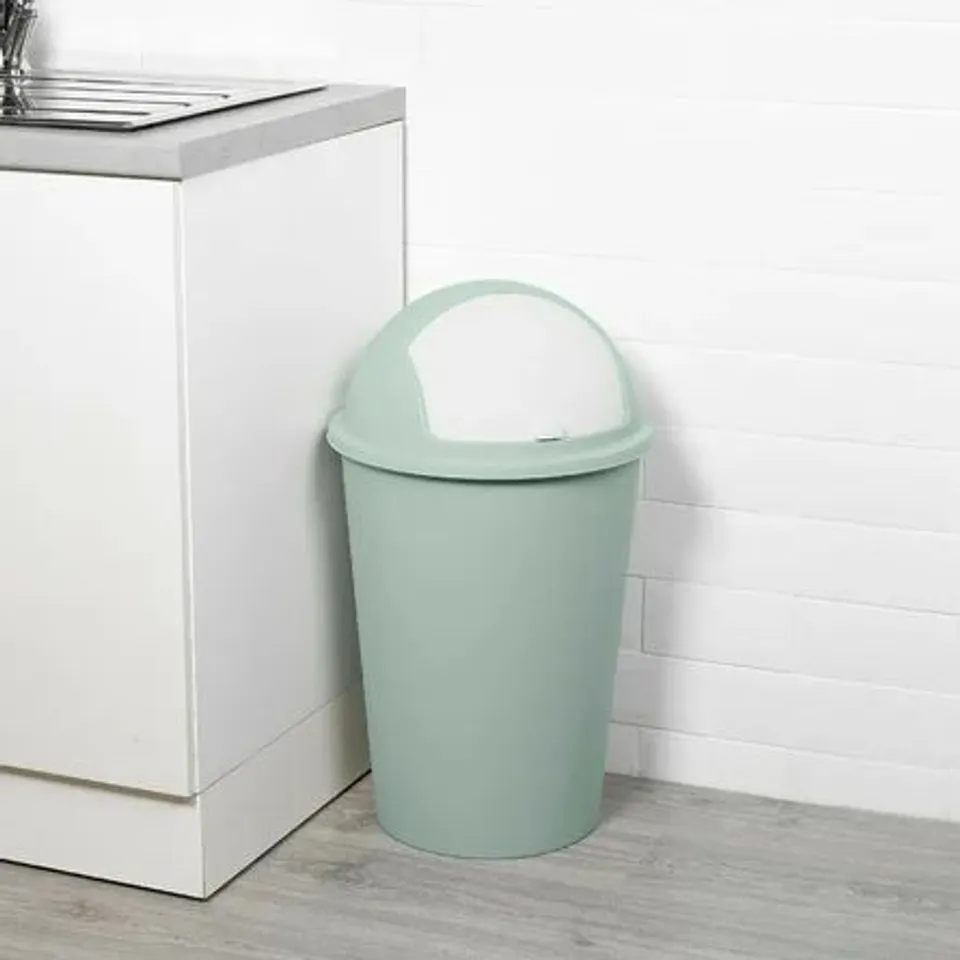 BOXED 50 LITRE BINS WITH ROLLER LIDS TEAL (1 BOX)