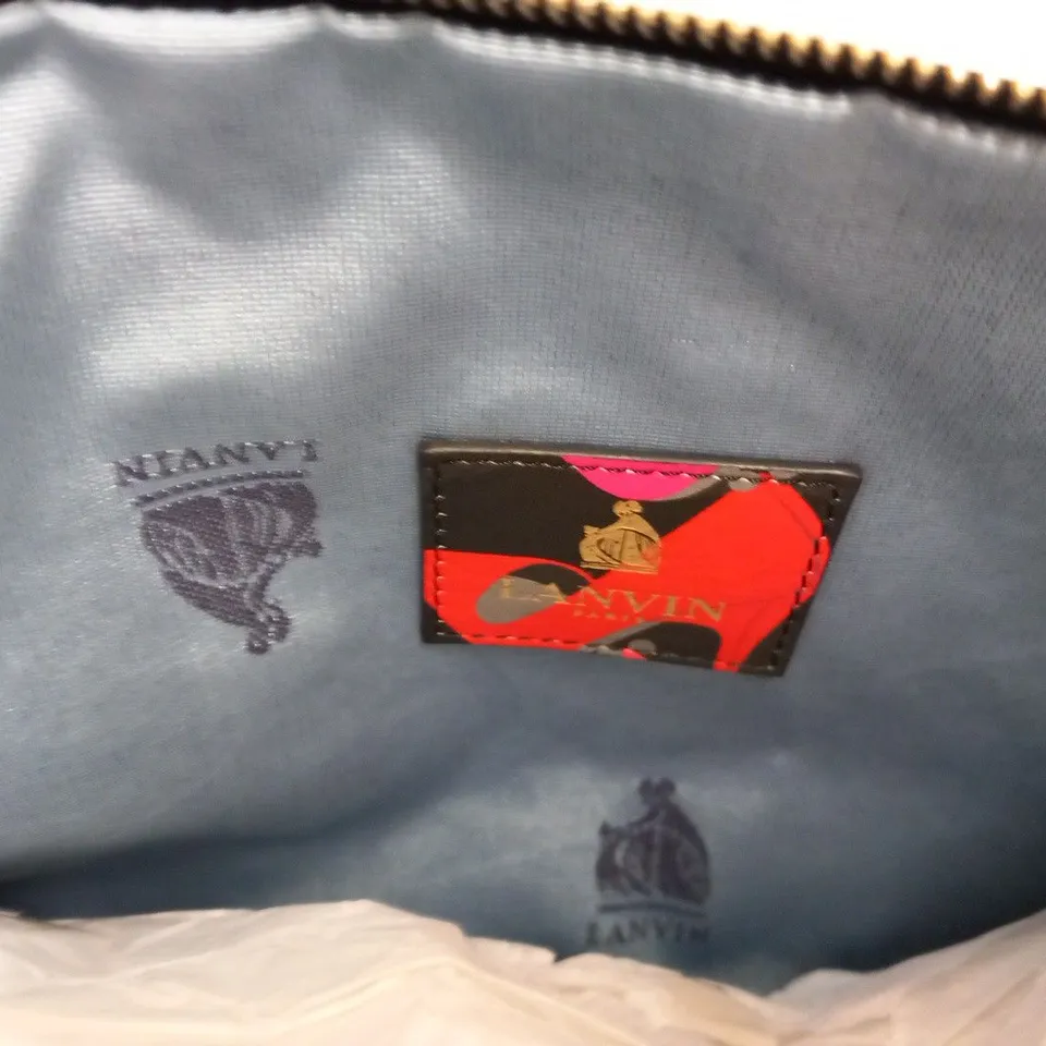 LANVIN PARIS SMALL POUCH IN PRINTED CALF 