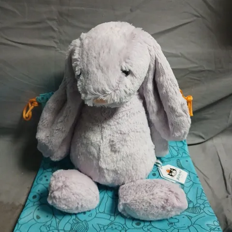 JELLYCAT LONDON BUNNY PLUSH TOY IN LAVENDER
