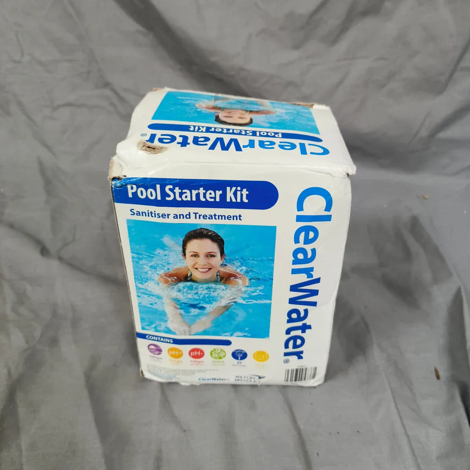 BOXED CLEAR WATER POOL STARTER KIT