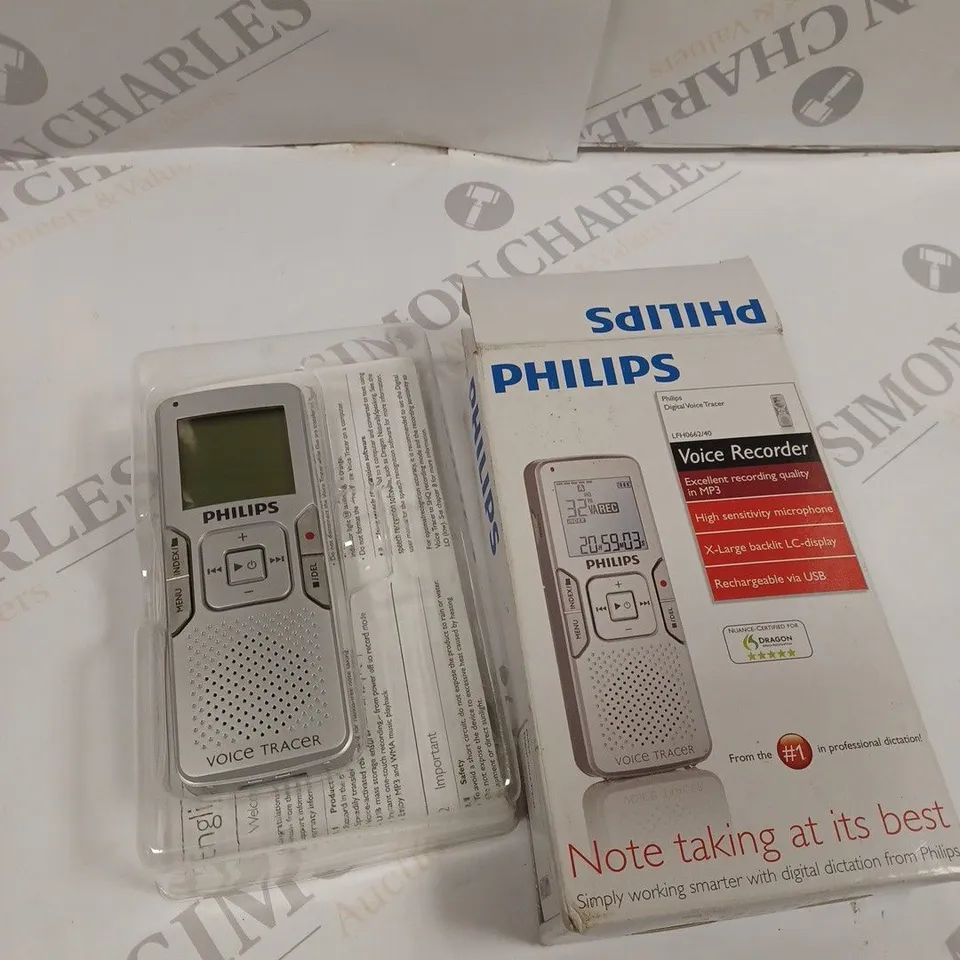 PHILIPS DIGITAL VOICE TRACER LFH0662/00